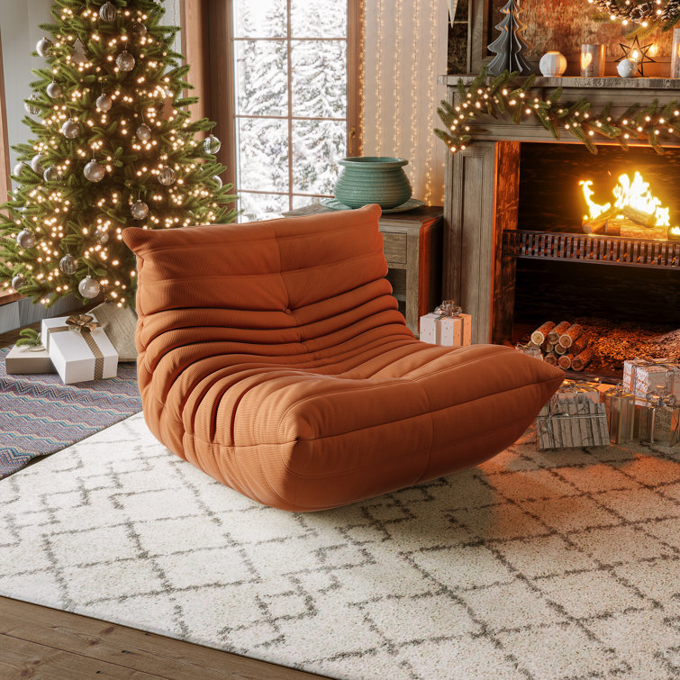 The Twillery Co.® Corduroy Armless Bean Bag Chair & Lounger & Reviews